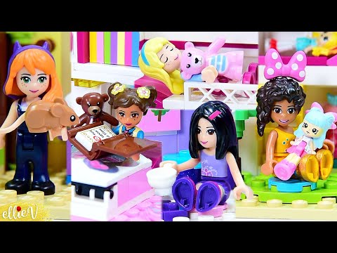 When Lego friends were little 🥰 room makeover compilation | custom build