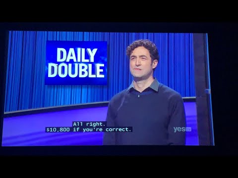 Double Jeopardy, Amy Bekkerman Day 3 - ALL IN on 3rd Daily Double (3/16/22)