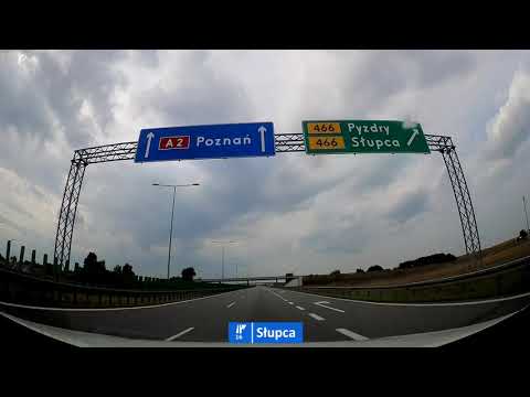 Autostrada // Highway A2: Konin ( Konin Wschód ) -  Poznań ( Poznań Wschód ) ,,Autostrada Wolności''
