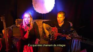 BLISS - I HEAR YOU CALL - LIVE - 2020 Acoustic Duo Version - Portuguese LYRIC - Video