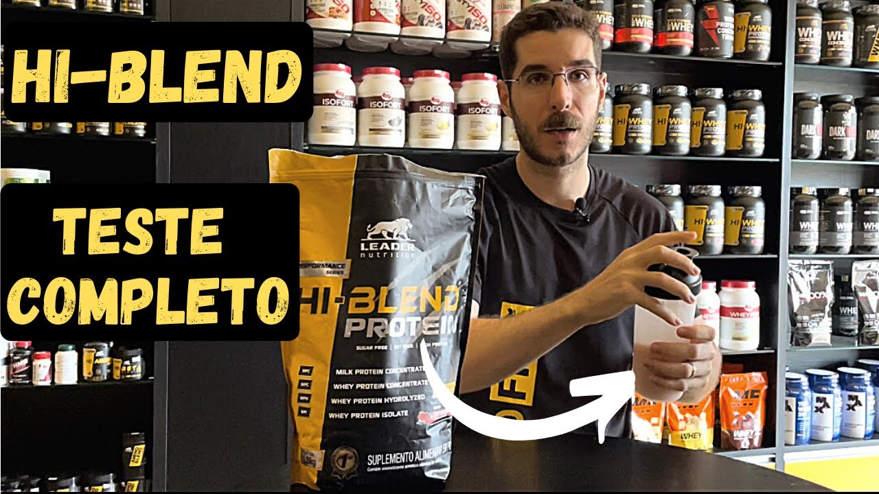 Testei a HI-Blend Protein, o Blend de Proteínas da Leader Nutrition.