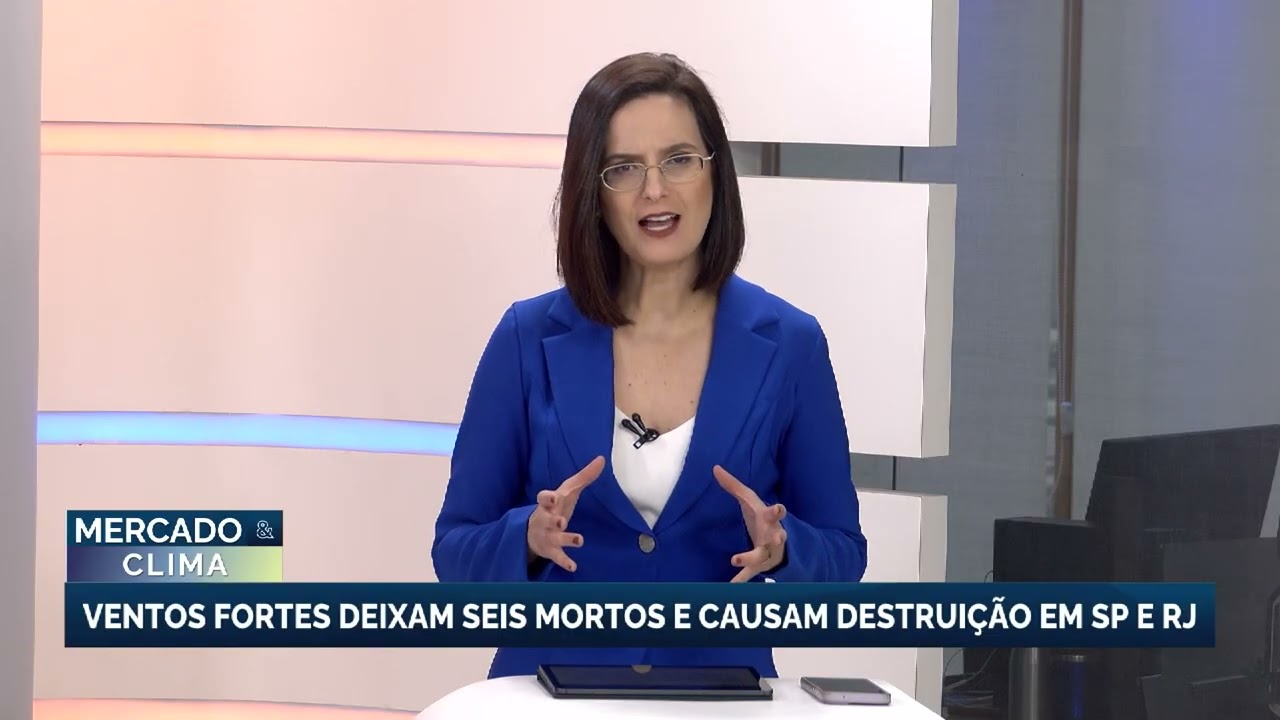 Frente fria com fortes ventos deixa mortos e provoca cancelamentos de voos em SP e RJ
