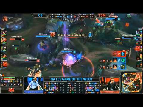 Insane Rumble Ultimate Sneaky Sivir Tripplekill  - C9 vs TSM