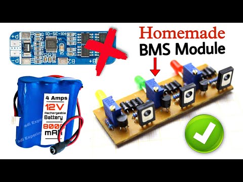 How To Make 12V 3S BMS Circuit at Home Homemade Battery Protection Module