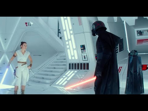 Rey vs Supreme Leader Kylo Ren Force Vision Reality on Kijimi Ep. 9