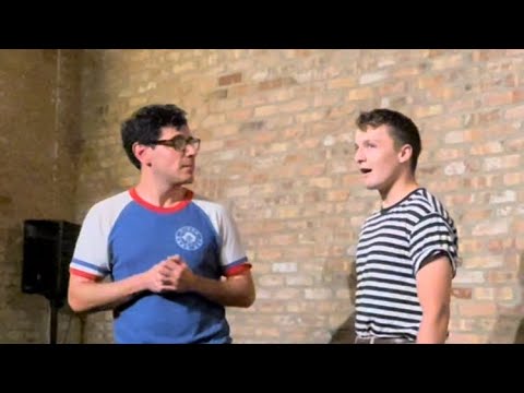Michael Coyne and Timothy Edward:￼ Improv set at Logan Square Improv Chicago￼