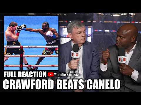 #CaneloCrawford Reaction with Teddy Atlas & Timothy Bradley Jr. | ESPN Ringside
