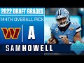 Commanders Select STRONG-ARMED QB in Sam Howell with 144th Overall Pick | 2022 NFL Draft Grades