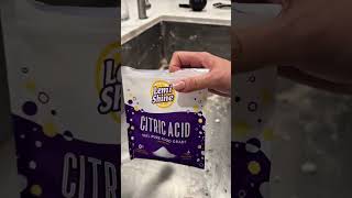 How I clean kitchen sink ✨ #cleaninghacks