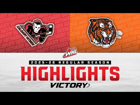 Calgary Hitmen at Medicine Hat Tigers 01/20 | WHL Highlights 2025-26