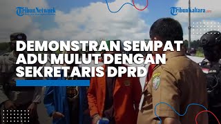 Mahasiswa Berang & Dimintai KTP saat Unjuk Rasa Kenaikan BBM, Sempat Adu mulut dengan Sekwan Malinau