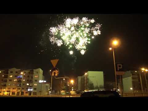 Sylwester 2022/2023 - fajerwerki w Białymstoku 1.01.2023