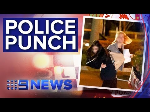 14-year-old girl charged over alleged assault on officer in Sydney | Nine News Australia