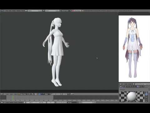 Blender anime character modeling tutorial Introduction Part 0 24