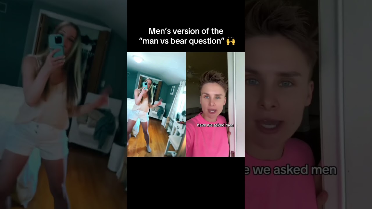 Men’s version of the “man vs bear question”…#shorts