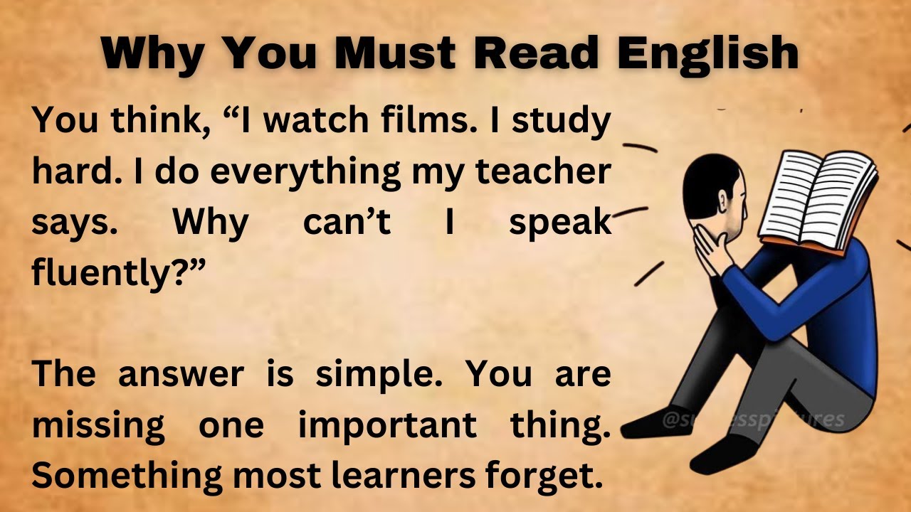 Why You Must Read English || Graded Reader || Improve Your English || Listen And Practice  English