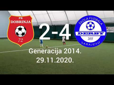 FK Dobrinja - ŠF Derby 2:4 (2. kolo 5. Tango zimske lige) - Generacija 2014.
