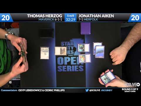SCGINDY - Legacy - Round 9 - Thomas Herzog vs Jonathan Aiken