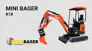 Miniexcavator Mini bager K18, KUBOTA motor de vânzare - Imagine 4 | Machineryline RO Miniexcavator Mini bager K18, KUBOTA motor nou | Imagine 4 - Machineryline