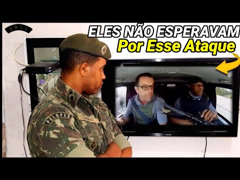 Corporal Reacting to an Attempted Armored Car Robbery!