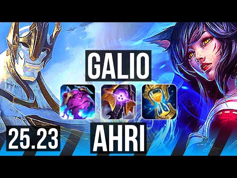 GALIO vs AHRI (MID) | 7/3/20 | NA Master | 25.23
