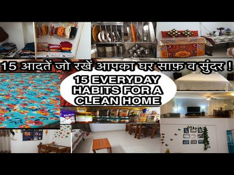 15 Everyday Habits For a Clean Home | My Daily Routine to clean house clean with me