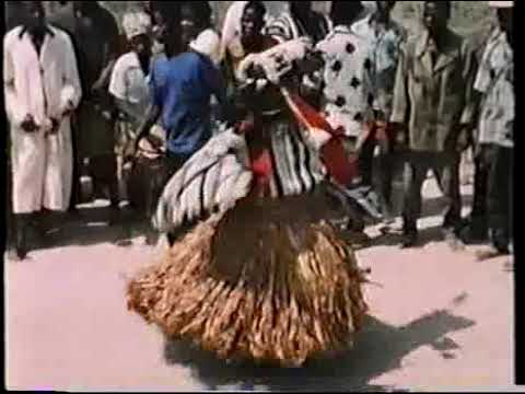 Gegon mask dance "mample song" -- Dan people of Ivory Coast (Cote d'Ivoire)