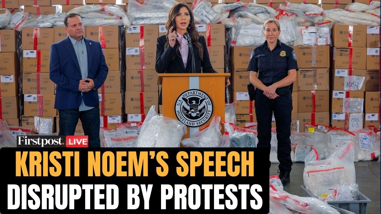 Kristi Noem LIVE: Kristi Noem Touts Drug Seizure Efforts during San Diego Visit