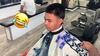 How to do a blowout taper ( with tail in the back ) BARBER TUTORIAL💈🤯🤯🤯