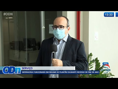 Defensoria funcionará em regime de plantão durante recesso de fim de ano 21 12 2021