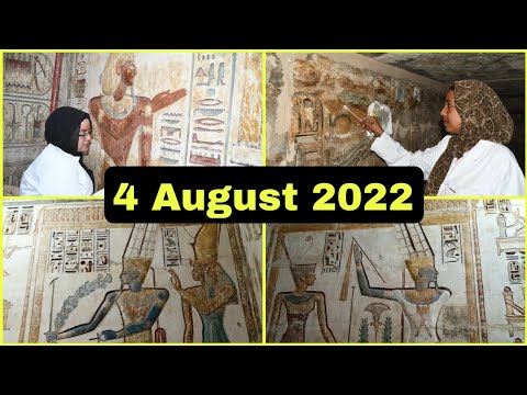 Restoration of the Original Colours of Gold Shrine at the Temple of Habu just Ended July 2022