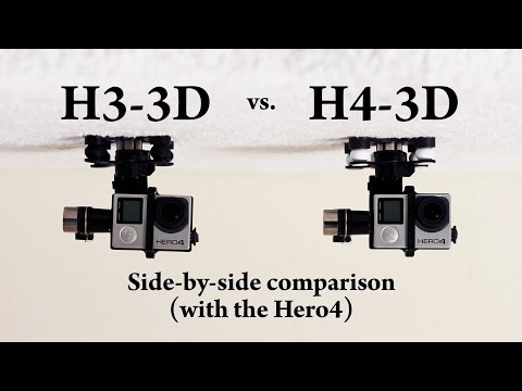 Zenmuse H4-3D vs. H3-3D Gimbal