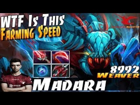 Madara Weaver WTF Is This Farming Speed 8992 MMR Dota 2