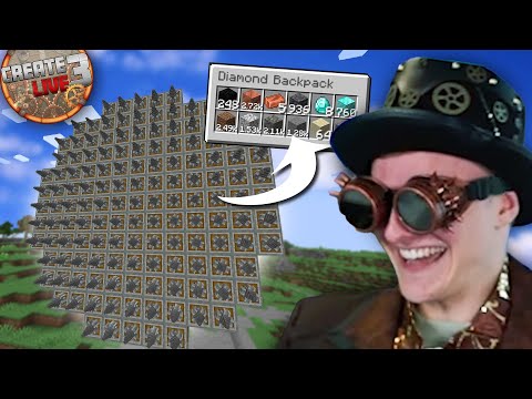 RIESEN XXL BOHRER! UNENDLICH ROHSTOFFE!? - CREATE LIVE 3 - #6