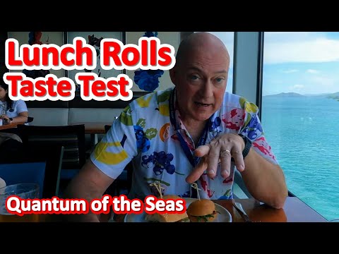 Thumbnail for Quantum of the Seas Food - Windjammer Marketplace Lunch Rolls Taste Test