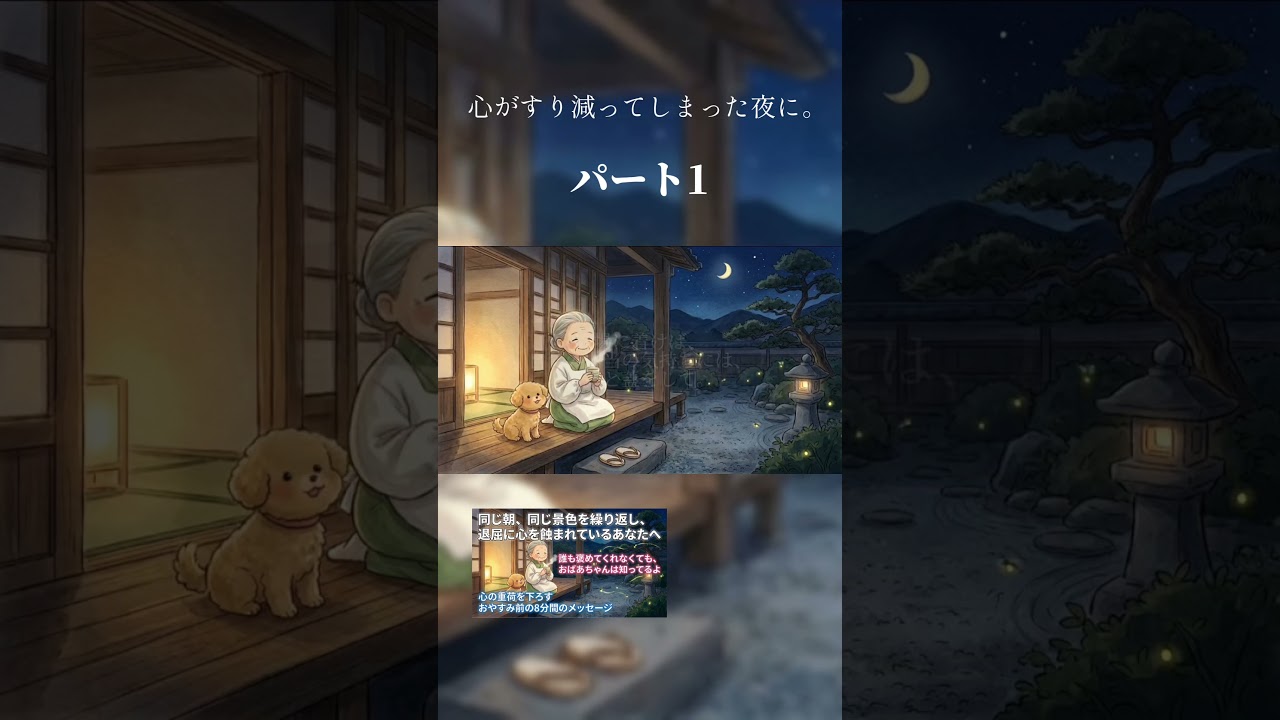 心がすり減ってしまった夜に。パート①