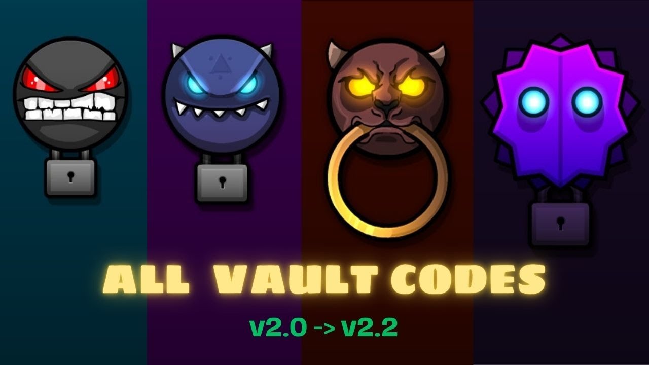 All Vault Codes in Geometry Dash (v2.0 - v2.207)