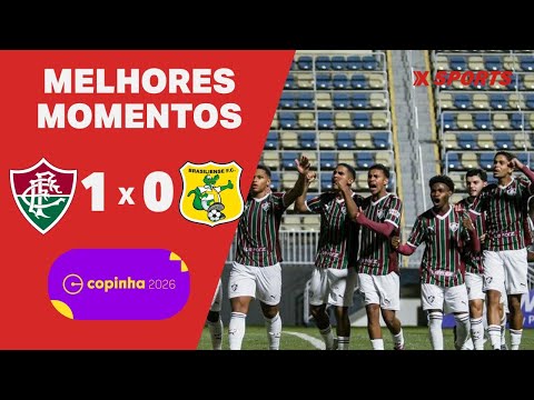 MELHORES MOMENTOS - FLUMINENSE 1x0 BRASILIENSE - COPINHA