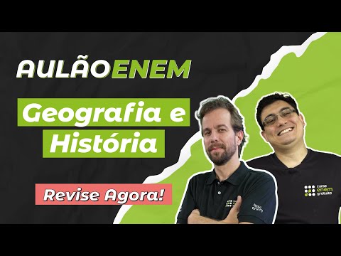 AULÃO ENEM DE GEOGRAFIA E HISTÓRIA: OS TEMAS QUE MAIS CAEM | AULÃO ENEM 2025