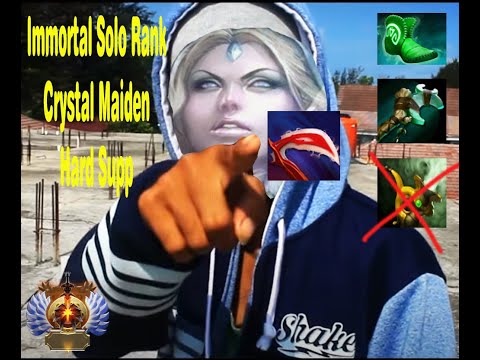 Crystal Maiden Position 5 [Hard Support] - Dota 2 Immortal gameplay SEA Server
