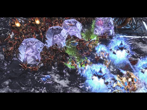 Serral 🇫🇮 (Z) vs ShoWTimE 🇩🇪 (P) on Blackburn - StarCraft 2 - 2022