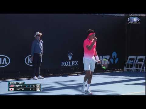 AO Highlights: Nava v Saitoh Round 1/Day 7 | Wide World Of Sports