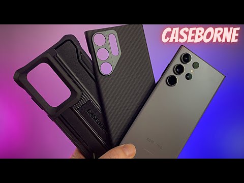 Caseborne's S23 Ultra new Cases - 1 with up to 21ft of drop protection and the other thin and clean!