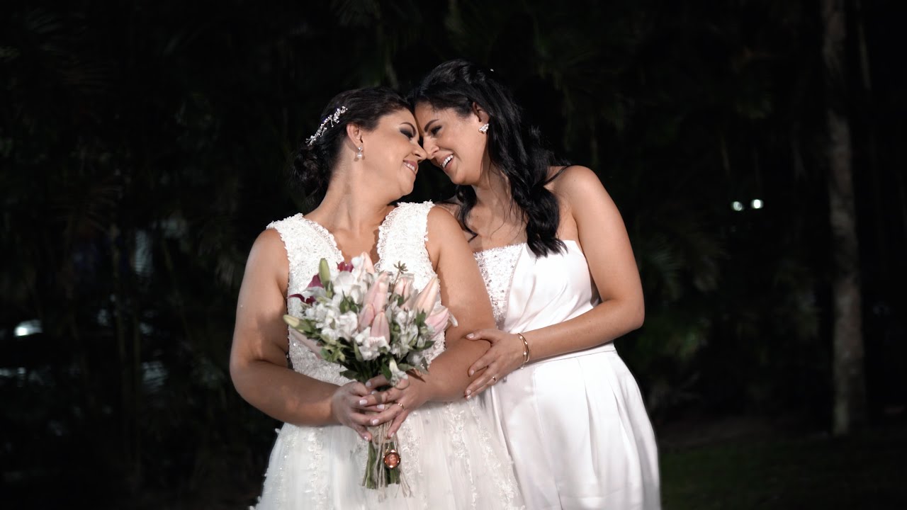 Casamento Incrível de Duas Lindas Noivas - Luciana & Eduarda