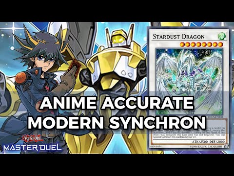 Anime Accurate Modern Yusei Fudo Synchron Stardust Dragon Deck - Yu-Gi-Oh! Master Duel