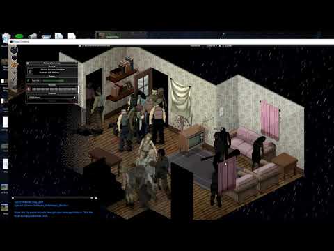 the Horde found us - Project Zomboid