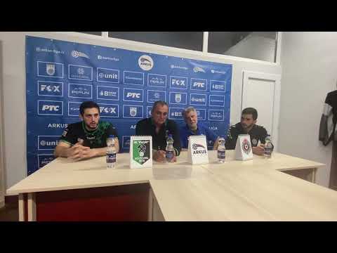 ARKUS liga 10. kolo Plej Ofa / Rudar - Partizan / Izjave aktera meča nakon utakmice