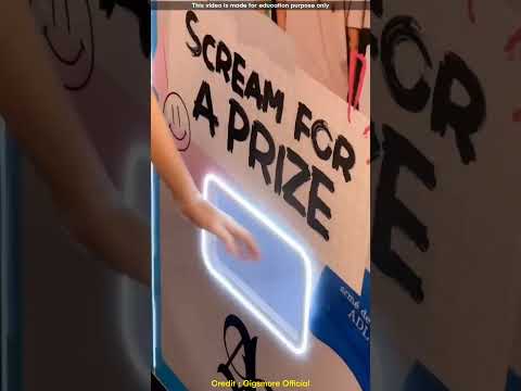 This machine pays you for shouting