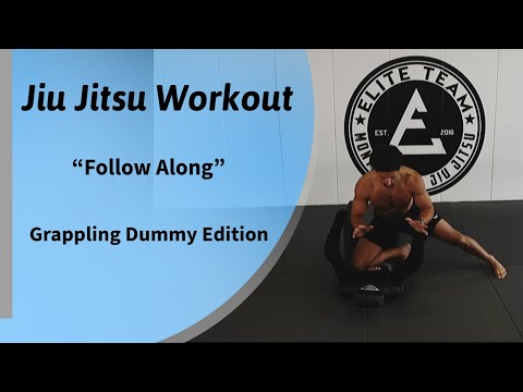 Jiu Jitsu Solo Workout with Grappling Dummy