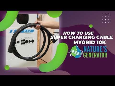 Nature’s Generator MyGrid 10K | Adjustable 240V Charging + UPS Power Backup Demo